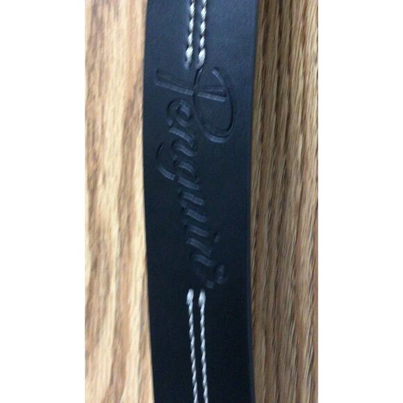 Penguin Black Belt 30/75 Stamped Logo - Picture 2 of 4